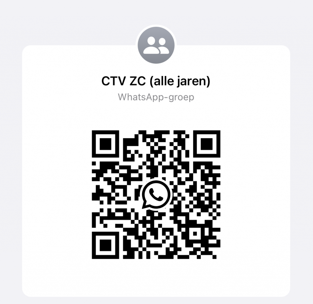 WhatsApp groep CTV ZC